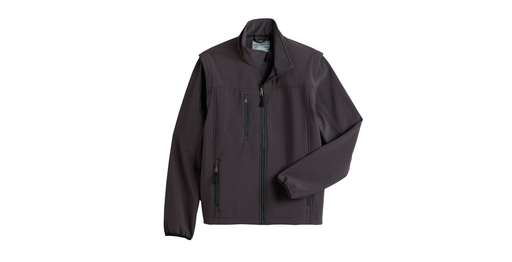 Unisex Zip Off Sleeve Soft Shell Jacket [Charcoal]